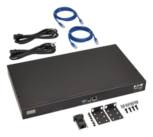 Tripp Lite B098-016 16-Port Console Server, USB Ports (2) - Dual GbE NIC, 16 Gb Flash, SD Card, Desktop/1U Rack, TAA
