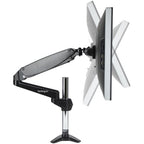 StarTech.com Desk Mount Monitor Arm for Single VESA Display up to 32" or 49" Ultrawide (17.6lb/8kg) - Full Motion Articulating & Height Adjustable - C-Clamp, Grommet - Single Monitor Arm