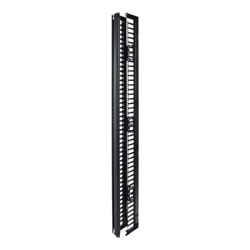 APC Valueline, Vertical Cable Manager for 2 & 4 Post Racks, 84"H X 6"W, Single-Sided with Door