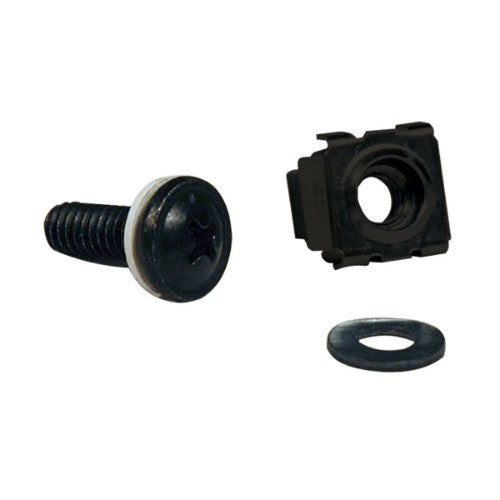 Tripp Lite SRCAGENUTS SmartRack Square Hole Hardware Kit with 50 M6 screws and washers