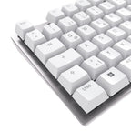 CHERRY KC 200 MX keyboard Universal USB QWERTZ German Silver, White