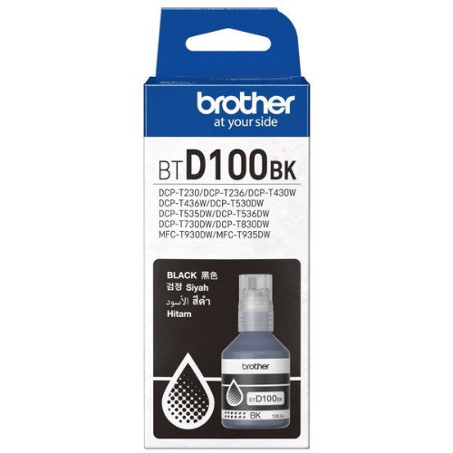 Brother BTD100BK Ink cartridge black, 7.5K pages 108ml for Brother MFC-T 930