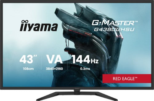 iiyama G-MASTER Level up your gaming experience with the 43” G4380UHSU monitor