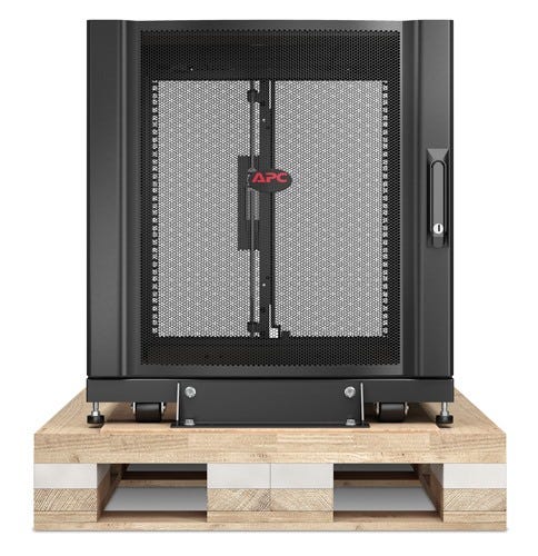 APC NetShelter SX, Server Rack Enclosure, 12U, Shock Packaging, Black, 658H x 600W x 1070D mm