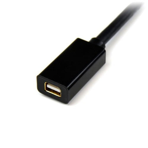 StarTech.com 6ft (2m) Mini DisplayPort Extension Cable - 4K x 2K Video - Mini DisplayPort Male to Female Extension Cord - mDP 1.2 Extender Cable - Works with Mini DP or Thunderbolt 2 Mac/PC
