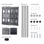 StarTech.com Slide-Out AV Component Storage Panel, Cable Box and Accessories Mounting, 22lb (10kg) Max, Behind-TV Media Wall Mount, Sliding Design for Easy Access