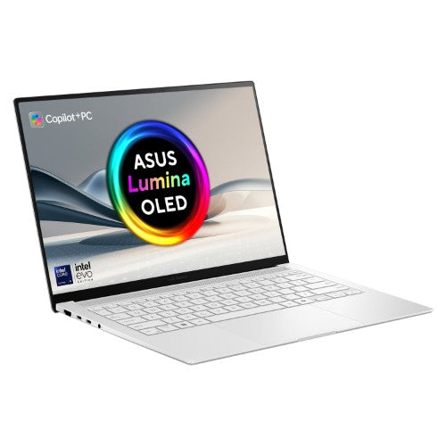 ASUS Zenbook S 14 UX5406SA-PZ301W Copilot+ PC Intel Core Ultra 9 288V Laptop 35.6 cm (14") Touchscreen 3K 32 GB LPDDR5x-SDRAM 1 TB SSD Wi-Fi 7 (802.11be) Windows 11 Home White