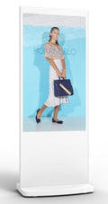 Allsee Technologies L50HD9W Signage Display Totem design 127 cm (50") LCD Wi-Fi 450 cd/m² Full HD White Built-in processor Android 7.1 24/7