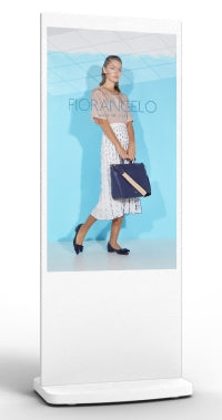 Allsee Technologies L50HD9W Signage Display Totem design 127 cm (50") LCD Wi-Fi 450 cd/m² Full HD White Built-in processor Android 7.1 24/7