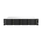 QNAP TS-1264U-RP NAS Rack (2U) Intel® Celeron® 8 GB DDR4 0 TB QNAP QTS Aluminium, Black