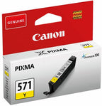 Canon 0388C001/CLI-571Y Ink cartridge yellow, 323 pages ISO/IEC 24711 161 Photos 6.5ml for Canon Pixma MG 5750/7750