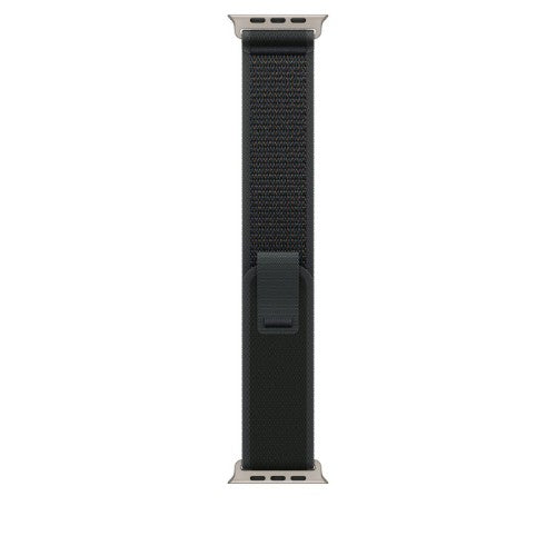 Apple 49mm Black Trail Loop - M/L - Natural Titanium Finish
