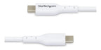 StarTech.com 6.6ft (2m) USB-C Charging Cable, Charge & Sync, 60W (3A) PD, USB 2.0 Laptop Charger Cable - White USB C Charging Cord