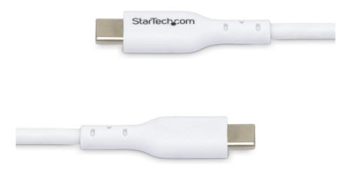 StarTech.com 6.6ft (2m) USB-C Charging Cable, Charge & Sync, 60W (3A) PD, USB 2.0 Laptop Charger Cable - White USB C Charging Cord