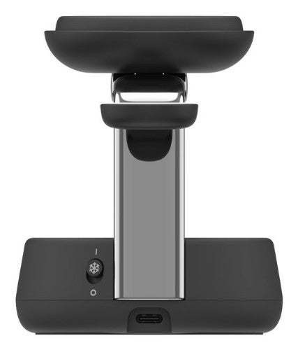 Belkin WIZ040MYCH mobile device charger Headphones, Smartphone Black, Chrome USB Wireless charging Fast charging Indoor