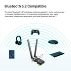 TP-Link AX1800 Wi-Fi 6 Bluetooth 5.2 PCIe Adapter