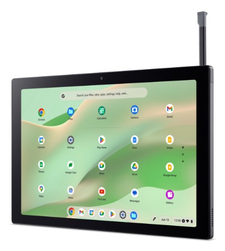 Acer Chromebook Tab 311 D723N - 11" WUXGA Touchscreen, MediaTek Kompanio 520, 8GB, 128GB, Portfolio Keyboard and Active Stylus Tablet