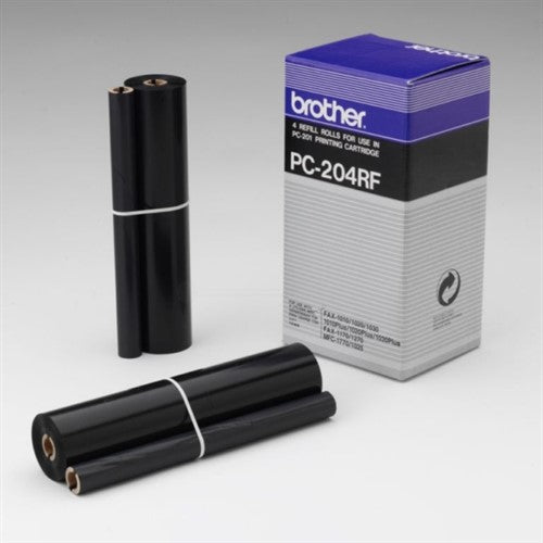 Brother PC-204RF Thermal-transfer roll, 4x420 pages Pack=4 for Brother Fax 1010