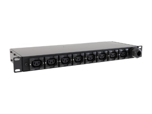 Vertiv PowerGo Monitored rPDU | 1U | Horizontal | 230V | 16A | 8 Manual Lock IEC C13 Outlets | 3.6 kW | 50/60Hz | 1P+N+E(IP44) | EP4G81A2