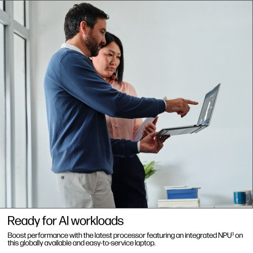 HP EliteBook 6 G1i AI PC Intel Core Ultra 5 225U Laptop 35.6 cm (14") WUXGA 24 GB DDR5-SDRAM 512 GB SSD Wi-Fi 6E (802.11ax) Windows 11 Pro Silver