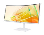 Samsung LS34C650TAU Computer Monitor 86.4 cm (34") 3440 x 1440 pixels 4K Ultra HD LED White