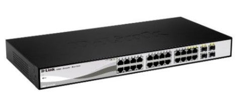 D-Link 26-Port Gigabit Smart Managed Switch including 2 SFP ports
