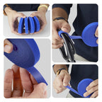 StarTech.com 4-pack 15ft (4.6m) Hook and Loop Roll, 0.5in Wide, Blue, Cut-to-Size Reusable Cable Ties, Fastener Tape, Adjustable Fabric Wraps, Bulk Roll