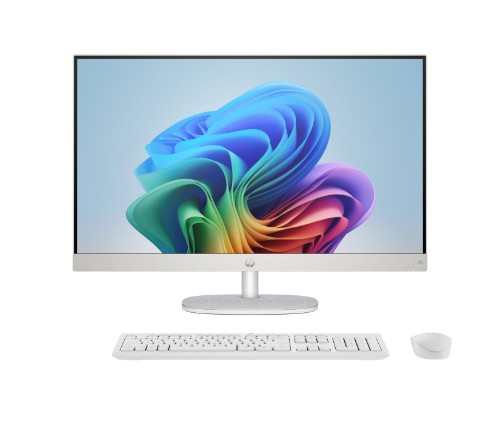 HP 27-cr2002na AI Intel Core Ultra 7 255U 68.6 cm (27") 1920 x 1080 pixels All-in-One PC 16 GB DDR5-SDRAM 1 TB SSD Windows 11 Home Wi-Fi 6 (802.11ax) AI PC White