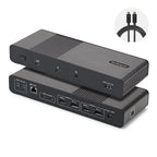 StarTech.com Thunderbolt 5 Universal Docking Station for Mac & Windows with Quad Monitors, 140W Power Delivery, 120Gbps Bandwidth Boost, 2.5Gb Ethernet, USB-C & USB-A Ports