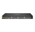 HPE Aruba Networking Aruba 6100 48G Class4 PoE 4SFP+ 370W Managed L3 Gigabit Ethernet (10/100/1000) Power over Ethernet (PoE) 1U Black