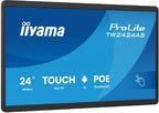 iiyama TW2424AS-B3P Signage Display Interactive flat panel 60.5 cm (23.8") Wi-Fi 450 cd/m² Full HD Black Touchscreen Built-in processor Android 24/7