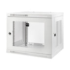 Tripp Lite SRW9UDPW SmartRack 9U Low-Profile Switch-Depth-Plus Wall-Mount Mini Rack Enclosure, White