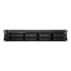 Synology RackStation K/RS1221RP+ +8 x HAT3300 12TB NAS Rack (2U) Ryzen Embedded V1500B 4 GB DDR4 96 TB HDD Aluminium, Black