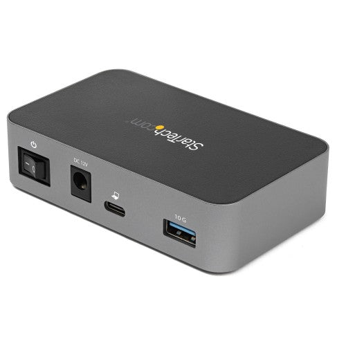 StarTech.com 4 Port USB C Hub with Power Adapter - USB 3.1/3.2 Gen 2 (10Gbps) - USB Type C to 4x USB-A - Self Powered Desktop USB Hub with Fast Charging Port (BC 1.2) - Desk Mountable~4 Port USB C Hub with Power Adapter - USB 3.2 Gen 2 (10Gbps) - USB Type