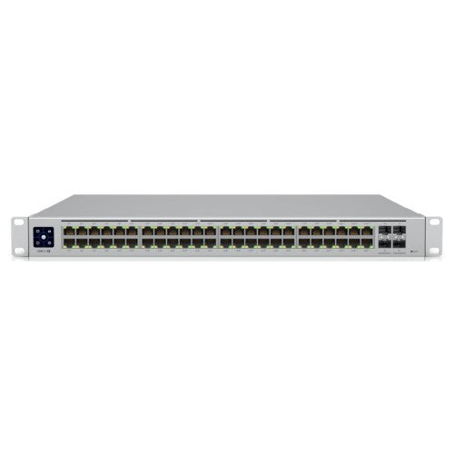 Ubiquiti UniFi Pro 48-Port PoE Managed L2/L3 Gigabit Ethernet (10/100/1000) Power over Ethernet (PoE) 1U Silver