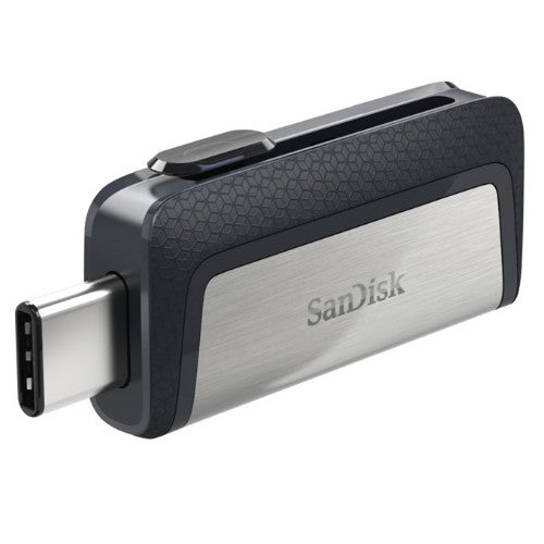 SanDisk 173338 USB flash drive 64 GB USB Type-A / USB Type-C Black, Silver