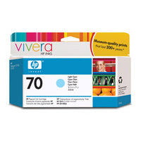 HP C9390A/70 Ink cartridge light cyan 130ml for HP DesignJet Z 2100/3100/3200/5200