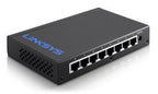 Linksys LGS108-UK network switch Unmanaged Gigabit Ethernet (10/100/1000) Black