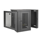 Tripp Lite SRW10US SmartRack 10U Low-Profile Switch-Depth Wall-Mount Small Rack Enclosure, Hinged Back