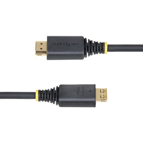 StarTech.com 2m (6ft) High Speed HDMI Cable with Gripping Connectors, 4K 60Hz/1440p 144Hz, HDR10/HDCP 2.2/ARC, 18Gbps, UHD HDMI Cord for TV/Monitor/Display, TPE Jacket