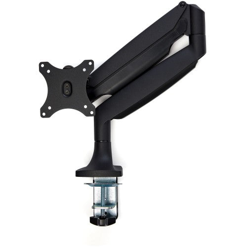 StarTech.com Desk Mount Monitor Arm - Heavy Duty Ergonomic VESA Monitor Arm - Single 32" (19.8lb/9kg) Display - Full Motion, Height Adjustable, Articulating - Aluminum - C-Clamp/Grommet- Black