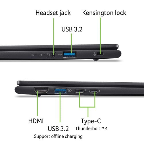Acer TravelMate P6 14 AI TMP614-54-TCO-7436 Notebook