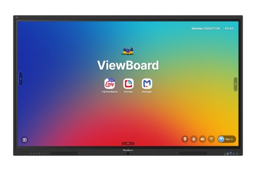 Viewsonic IFP6541-1-1C interactive whiteboard 165.1 cm (65") 3840 x 2160 pixels Touchscreen Black