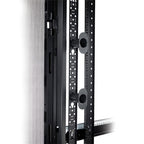 APC NetShelter Cable Management, Vertical Cable Manager, Spools for Vertical Fiber Organizer, Set of 4, Black, 64 x 119 x 103 mm