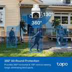 TP-Link Tapo C510W V2 Dome IP security camera Outdoor 2304 x 1296 pixels Ceiling/Wall/Pole
