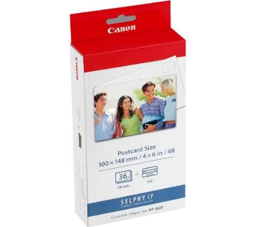 Canon 7737A001/KP-36IP inking-kit + Inkjet-paper, 36 pages for Canon CP 100/1000/1500/820/900