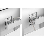 StarTech.com Six-Monitor Desk Mount with Crossbar, Up To 32-inch Computer Screens, Max 17.6lb (8kg) each, Dual Column, C-clamp/Grommet, Height Adjustable