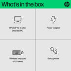 HP 24 -cr0047na PC Intel® Core™ i5 i5-1335U 60.5 cm (23.8") 1920 x 1080 pixels All-in-One PC 8 GB DDR4-SDRAM 512 GB SSD Windows 11 Home Wi-Fi 6 (802.11ax) White