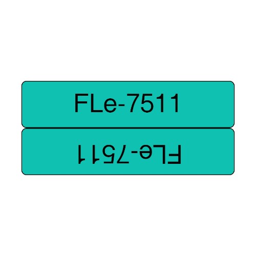Brother FLE-7511 DirectLabel Label green 45mm x 21mm Pack=72