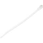StarTech.com 6"(15cm) Cable Ties with Mounting Hole - 1/8"(3mm) wide, 1-1/2"(40mm) Bundle Dia. 40lb(18kg) Tensile Strength, Nylon 66 Self Locking Ties w/Screw Hole, UL Listed, 100 Pack - TAA